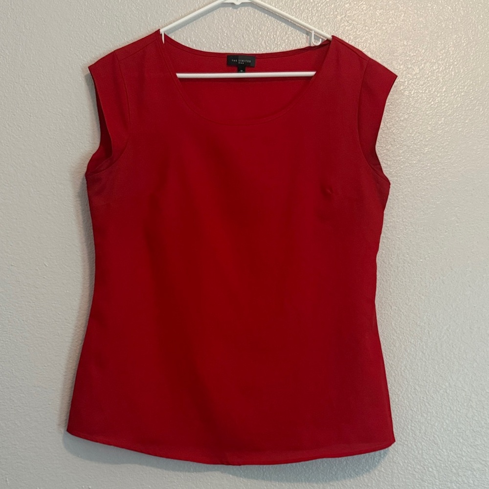 The Limited Bold Red Sleeveless Blouse
